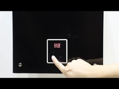 Control de pantalla del calentador de agua de 10L de gas de escape de humos para ducha