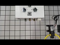 0.02-0.8Mpa 6L Gas Geyser LP Gas Camping Ducha Sistema de calentador de agua instantáneo