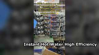 Calentador de agua a gas de escape forzado de alta eficiencia