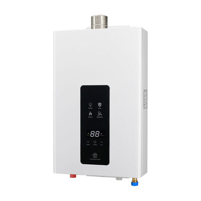 Plate Iron Power Vented Gas Water Heater Suitable for Kitchen Balcony Installation Providing Consistent Hot Water Supply