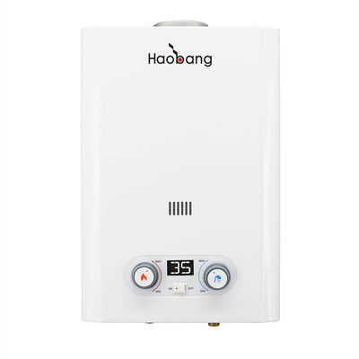 Zero Water Pressure Gas Water Heater White NG Plateau Countries