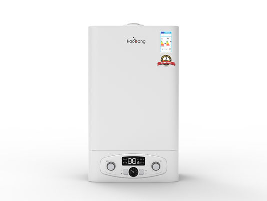 20KW White Double Knob Gas Boiler Household Hot Water Heating