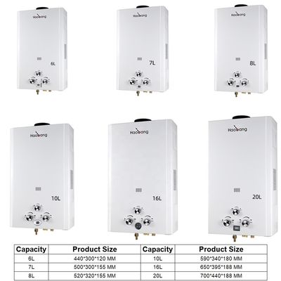 Haobang Flue Gas Water Heater 12KW Tankless Instant Hot Water