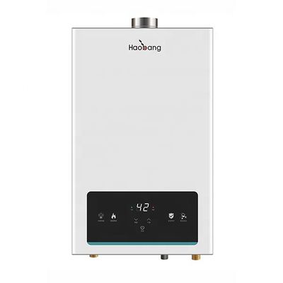 530x330x143 MM Compact Flue Gas Water Heater with Touch Panel Control and Free Spare Parts
