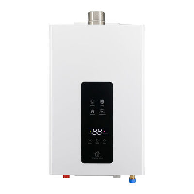 Plate Iron Power Vented Gas Water Heater Suitable for Kitchen Balcony Installation Providing Consistent Hot Water Supply