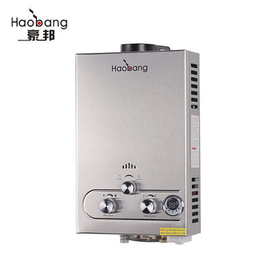 6L Gas Geyser LP Gas sin tanque Calentador de agua de calefacción instantánea Ducha