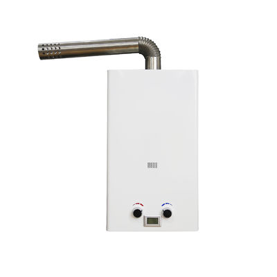 Calentador de agua de gas exterior 32KW RV de campamento 110-380V Instantáneo blanco