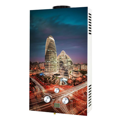 2.6 Panel de vidrio de escape de los calentadores de agua de gas natural con GPM