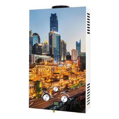 Calentador de agua instantáneo de gas sin tanque de 20 kW 2.6 GPM con pantalla LED