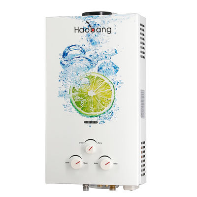 Home Aplicación de escape de humos perno LED pantalla de gas calentador de agua 10L