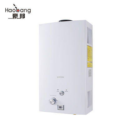 10L 2.64GPM Sistema de calentador de agua de gas 2 botón Calentador de agua solar