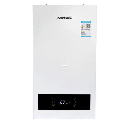 Familia que utiliza calderas de gas de agua caliente para calefacción del hogar Sala de estar Blanco 20KW