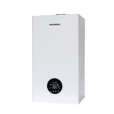 Calentador de agua de gas licuado de función múltiple de color blanco 28KW 14L