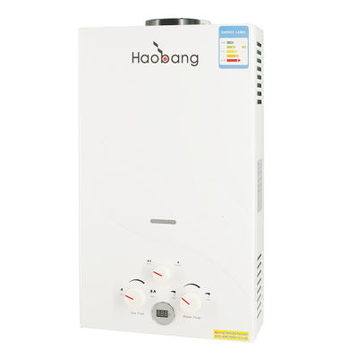Tipo de humo Ducha para el hogar 2.64GPM GNL Gas de gas calefactor de agua 10L