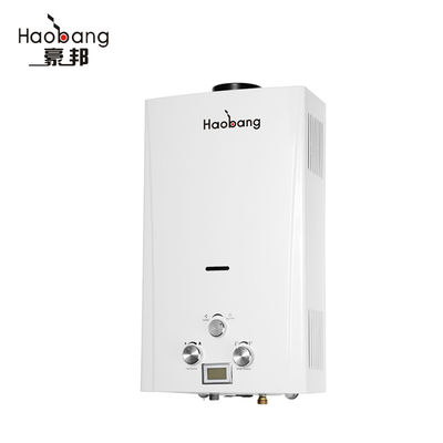 Calentador de agua de gas natural de 20kW de GLP Tipo Instant Tankless Blanco Revestido