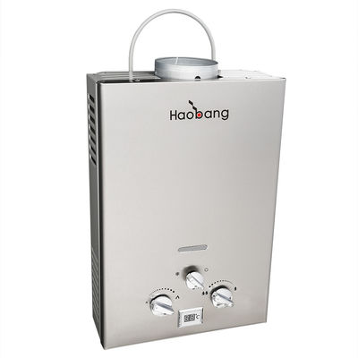 Calentador de agua de gas de 12 kW LP Instantáneo portátil para duchas de campamento