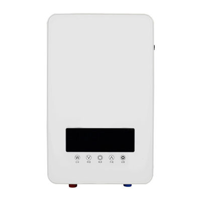 Control táctil ducha eléctrica instantánea calentador de agua sin tanque de 10kw