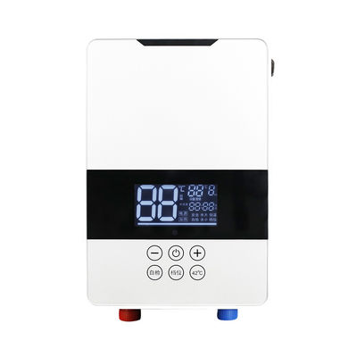 Calentador de agua eléctrico instantáneo Panel acrílico 5500W Ducha sin tanque