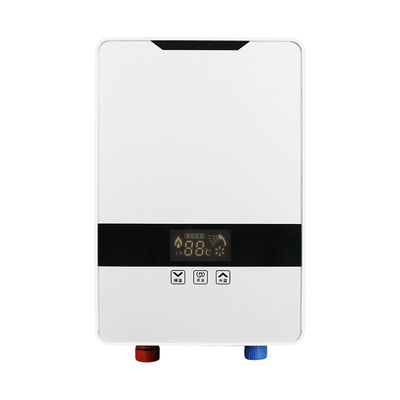 Calentador de agua eléctrico instantáneo sin tanque de plástico ABS de 220V a 6000W