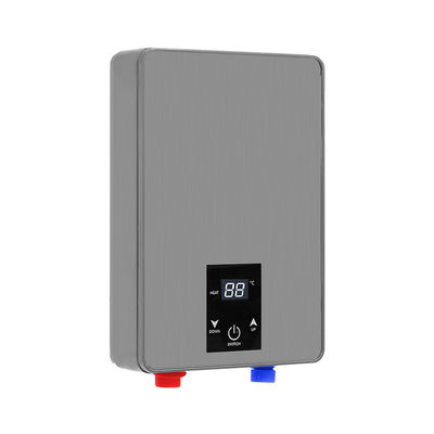 Calentador de agua eléctrico sin tanque de 3 fases de 6000W con pantalla LED de botón táctil
