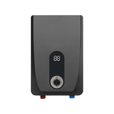Calentador de agua eléctrico sin tanque de 6 kW con control táctil instantáneo y protección contra el sobrecalentamiento