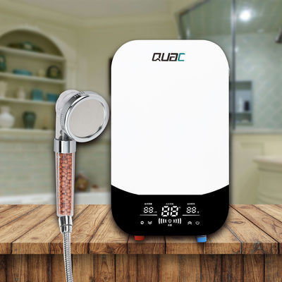 ELCB Protección contra fugas estilo moderno calentador de agua sin tanque de 8KW con 2.5 GPM