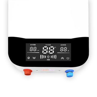 Calentador de agua instantáneo eléctrico LCD con calentador de aluminio fundido