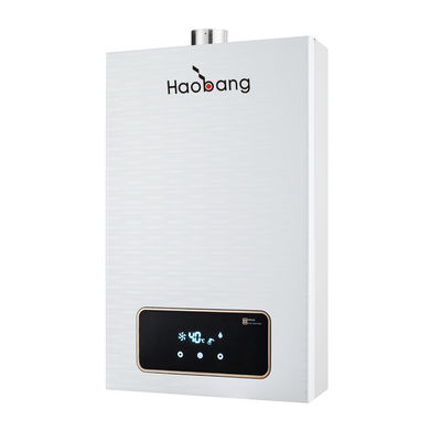 Ahorro de agua calefactor de gas natural de gas natural de uso doméstico blanco con pantalla de pantalla digital