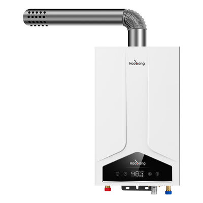 AC220V / AC110V Calentador de agua de gas de ventilación forzada Intercambiador de calor de tanque de cobre sin oxígeno