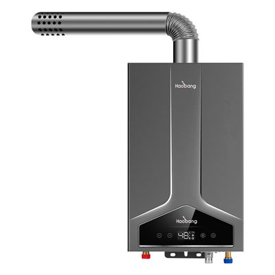 Display LED Calentador de agua de humo equilibrado con intercambiador de calor de cobre sin oxígeno y entrada de gas G1/2'