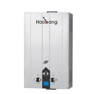 Calentador de agua de gas de 10-15 litros de capacidad para un rango óptimo de temperatura de calefacción de 30-60 grados Celsius