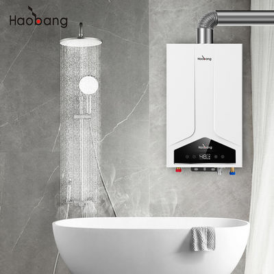 Rango de control de temperatura del calentador de agua de gas de escape forzado 35-80 grados Todas las opciones de color para los requisitos de su cliente