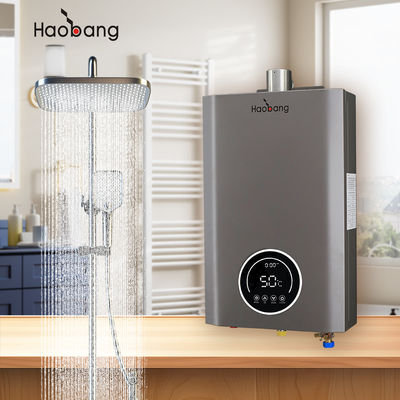 NG 2000Pa / LPG 2800Pa Calentador de agua de gas de ventilación forzada para una ventilación y un escape óptimos