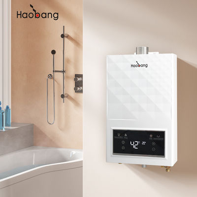 Calentador de agua de gas de ventilación forzada con intercambiador de calor de cobre libre de oxígeno y encendido electrónico