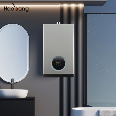 Tipo de instalación interior Calentador de agua de escape forzado con intercambiador de calor de cobre libre de oxígeno y gas natural